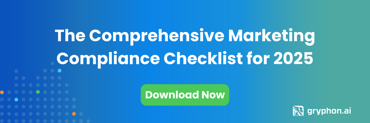 Comprehensive Marketing Compliance Checklist email header